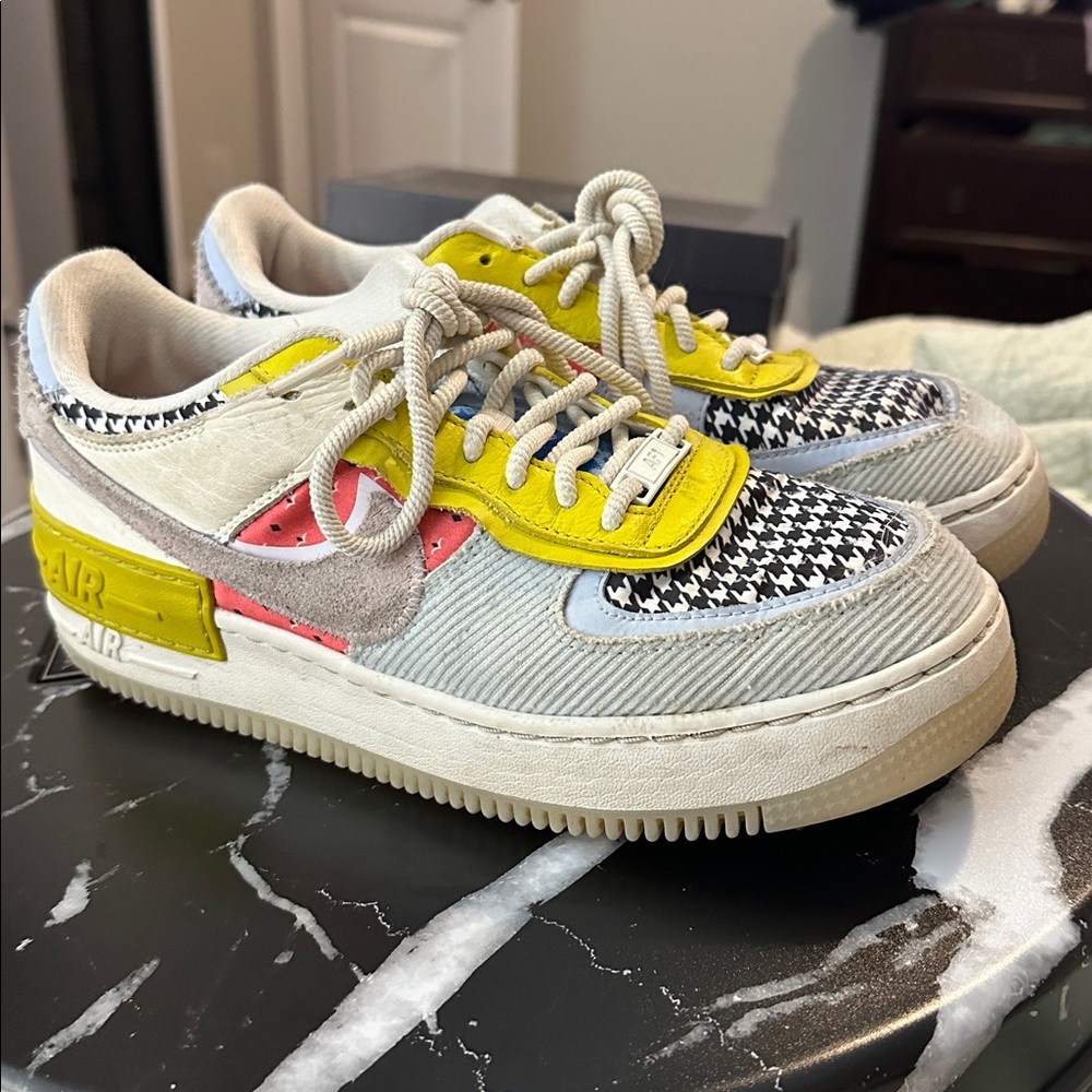 Nike Multicolor Houndstooth Sneakers